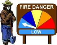 Fire Weather Index: MINIMAL